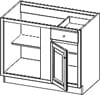 Blind Base – Bases Corner Cabinet