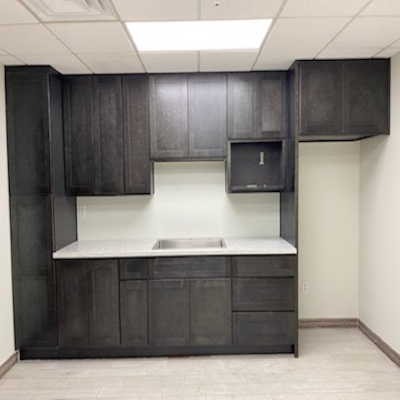 Charcoal Shaker Kitchen Cabinets