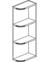 Wall Quarter Circle End Shelf – End of Run Wall Cabinets