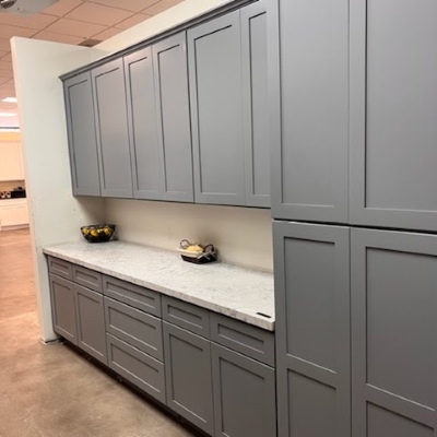 Classic Shaker Gray Kitchen Cabinets